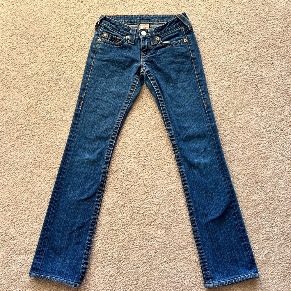 super cute lowrise true religion jeans!!